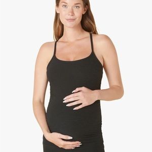Worn once! Spacedye Keep Your Cool Maternity Slim Racerback Tank - Darkest Night
